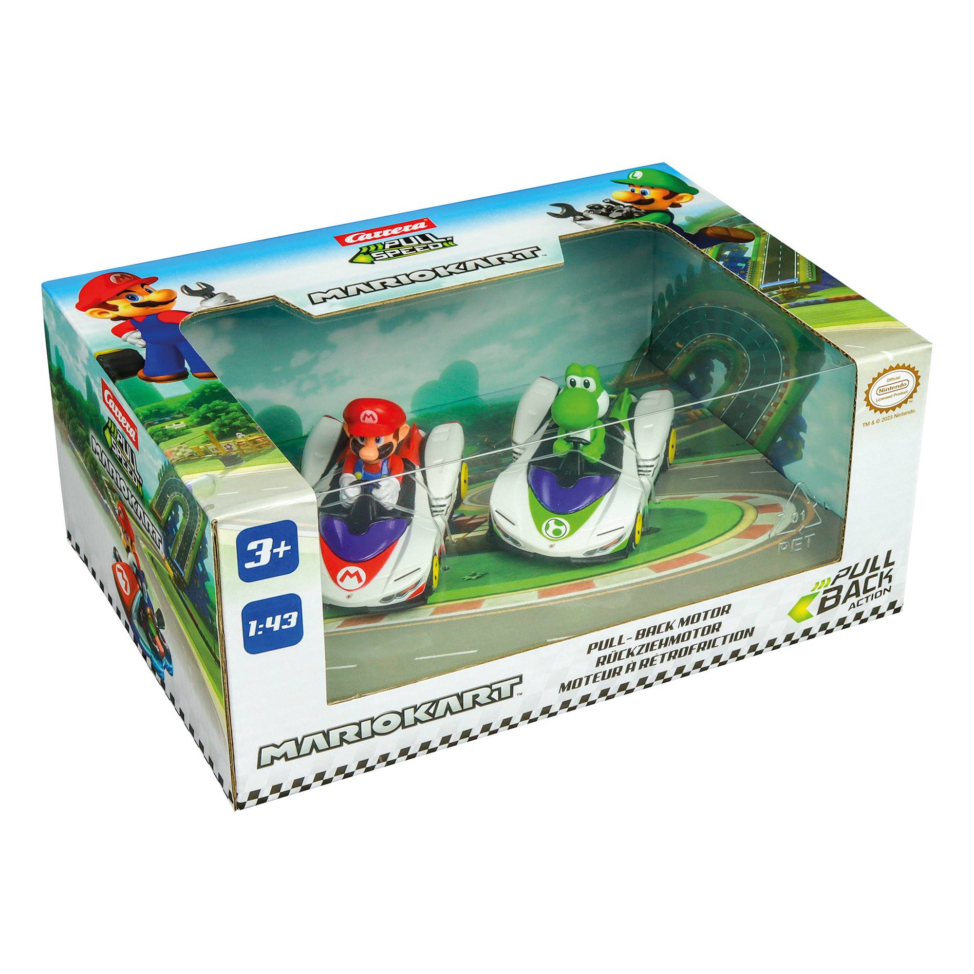 Carrera Pull Speed Mario Kart P-Wing 2 Pack