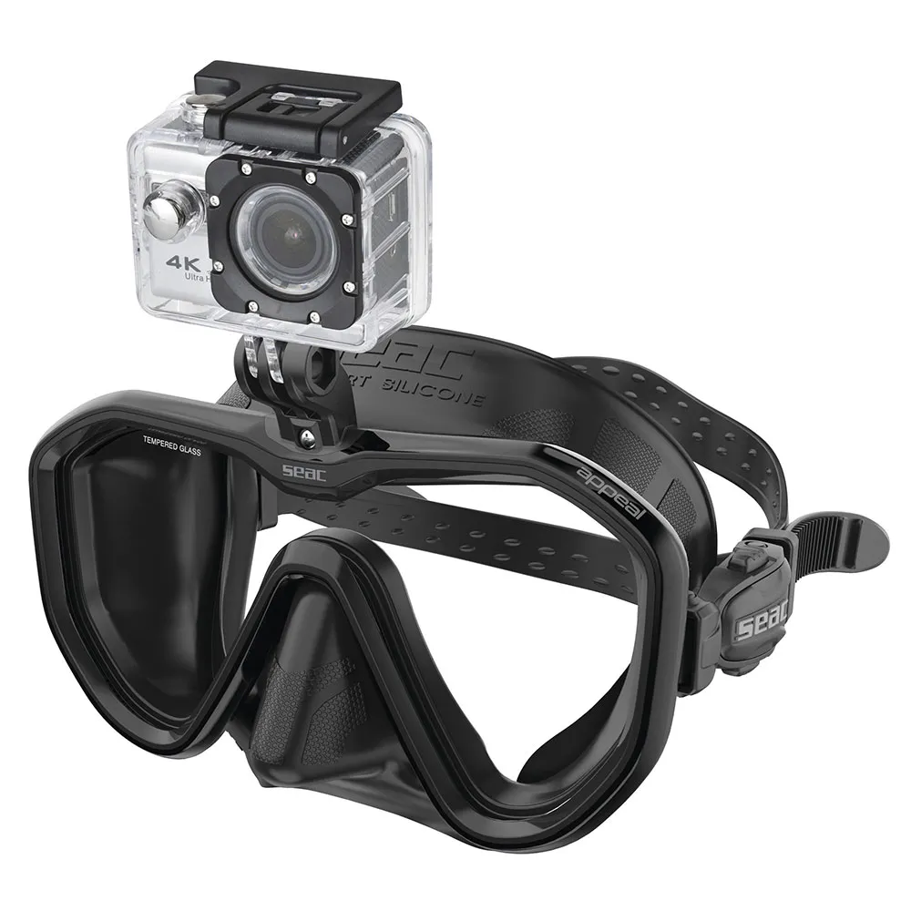 SEAC Appeal Pro A. Black diving mask