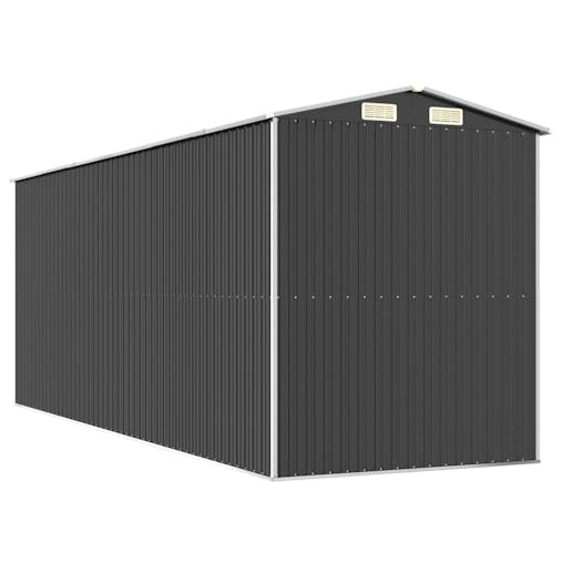 NNEVL Garden Shed Anthracite 192x523x223 cm Galvanised Steel