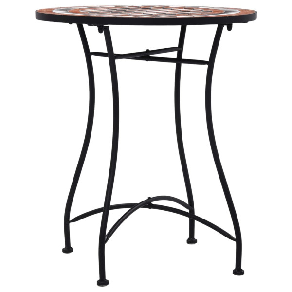Stół Brąz 60 cm Ceramika vidaXL
