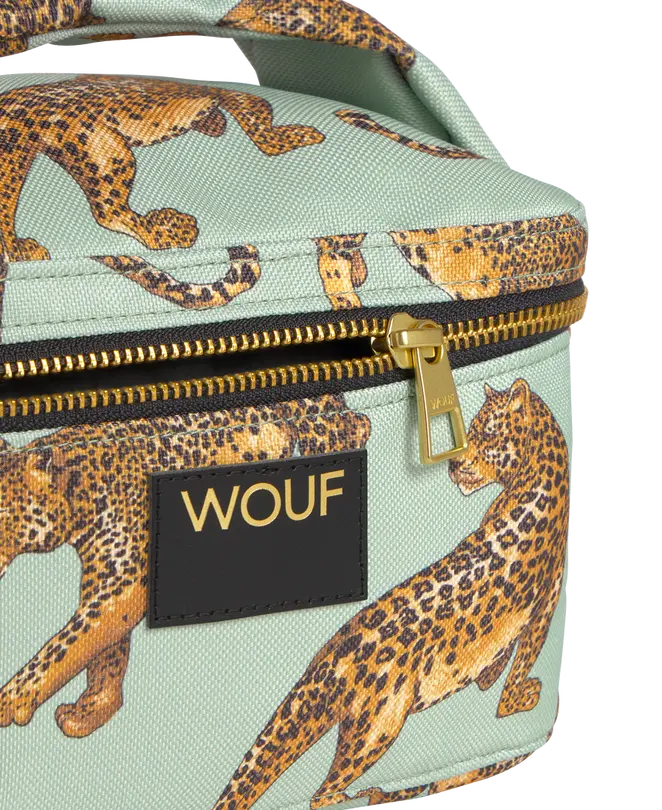 Kosmetiktasche Emerald Leopard