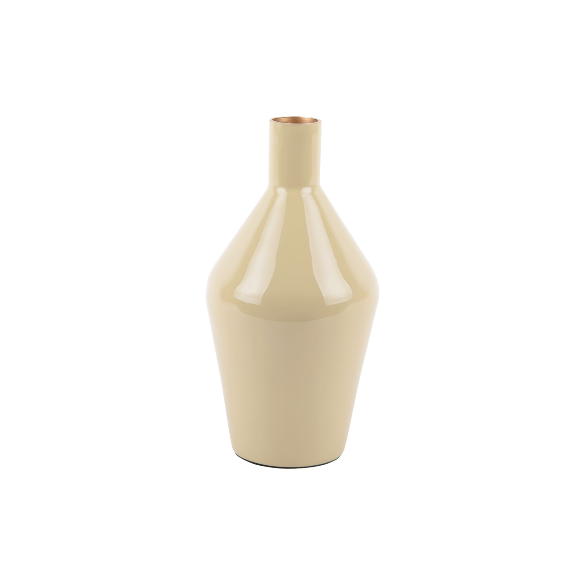 Present Time vaas Ivy Bottle Cone - bruin - Ø10cm
