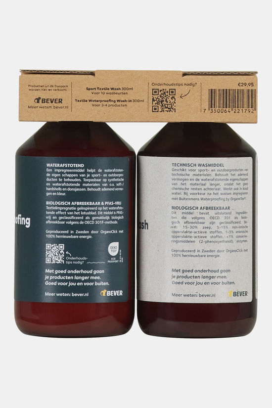 Buitenmens Duopack Textile Wash & Waterproofing (2X 300 Ml)