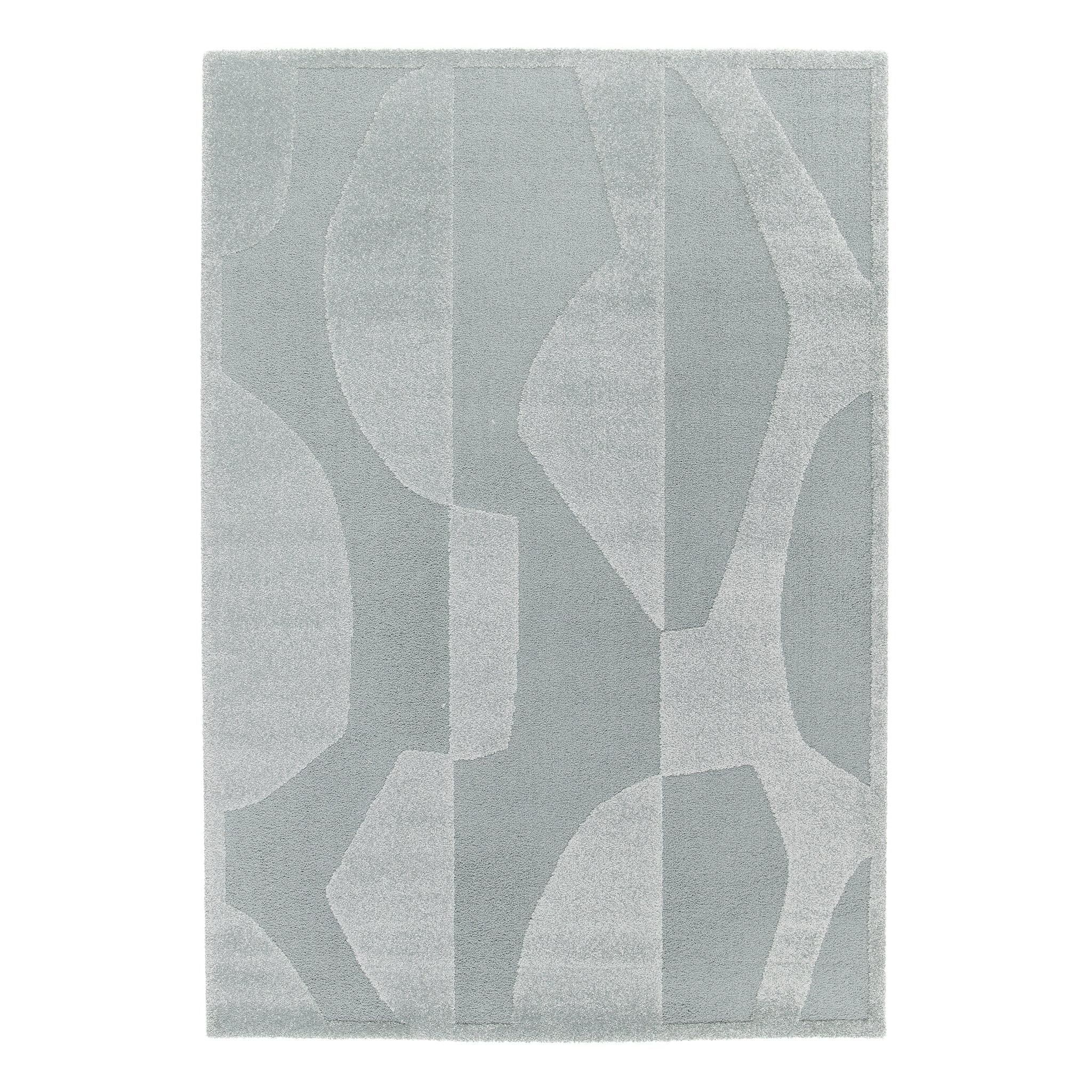 AFK Living vloerkleed Silencio - reliëfeffect - blauw - 160 x 230 cm