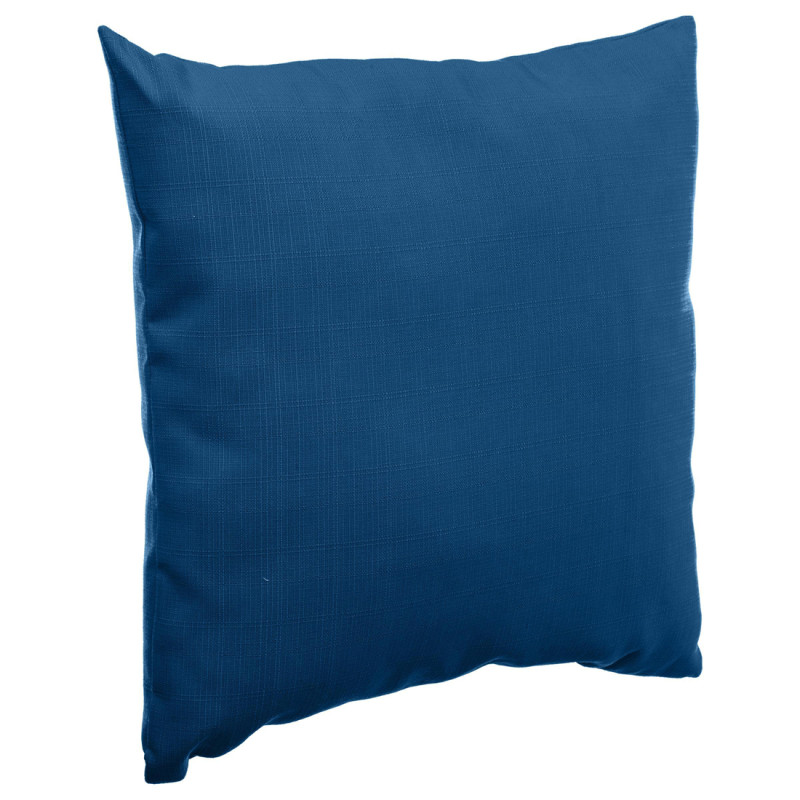 Coussin déperlant Koraï bleu foncé 40 x 40 cm