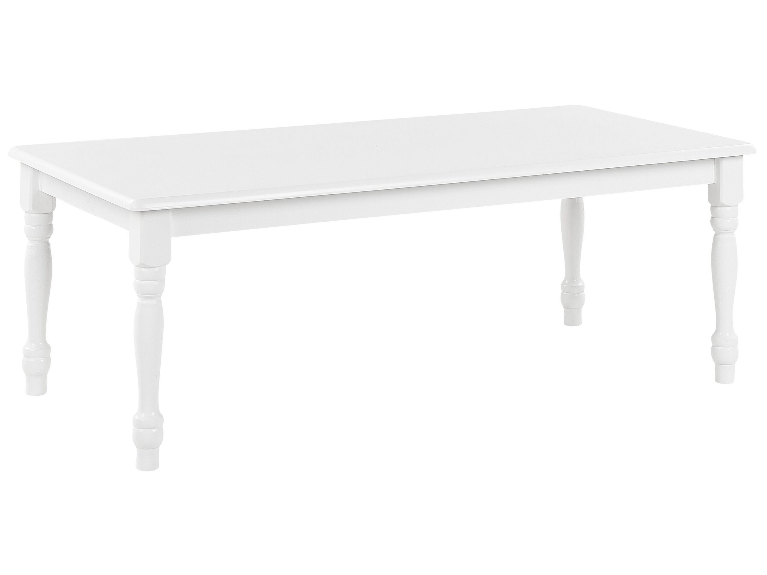 Stolik kawowy ława do salonu 120 x 60 cm biały