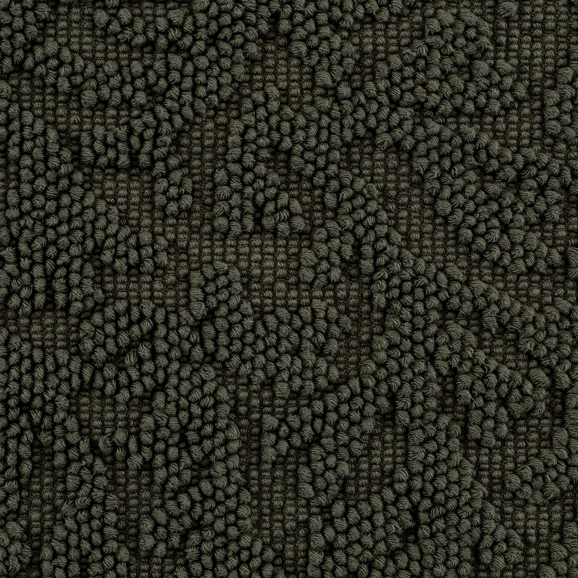 ELIPSO - Tapis de bain en coton jacquard 50x80cm - vert cèdre