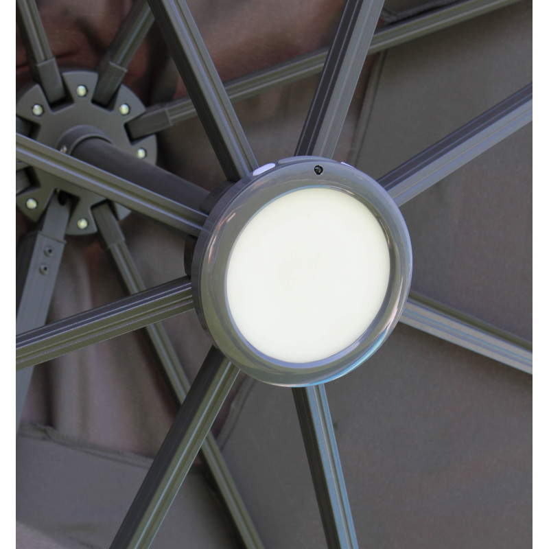 Luminaire led pour parasol déporté