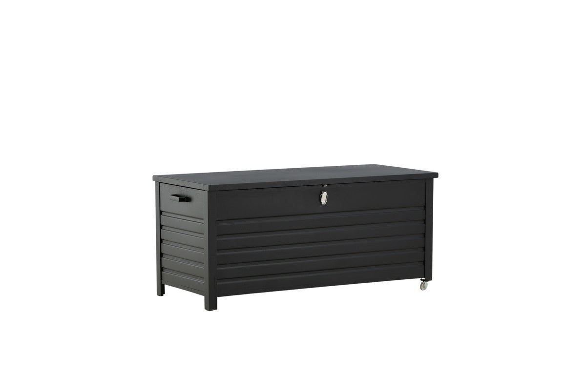 Rebellenclub Opbergbox kussen Malva - 130 x 60 cm - Zwart