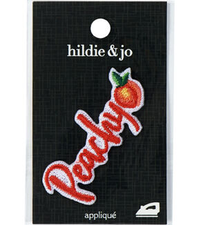 2 x 1 Peachy Iron On Patch by hildie & jo