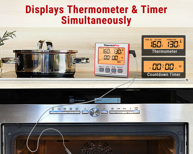 ThermoPro TP17W Monitor with 2 Probes