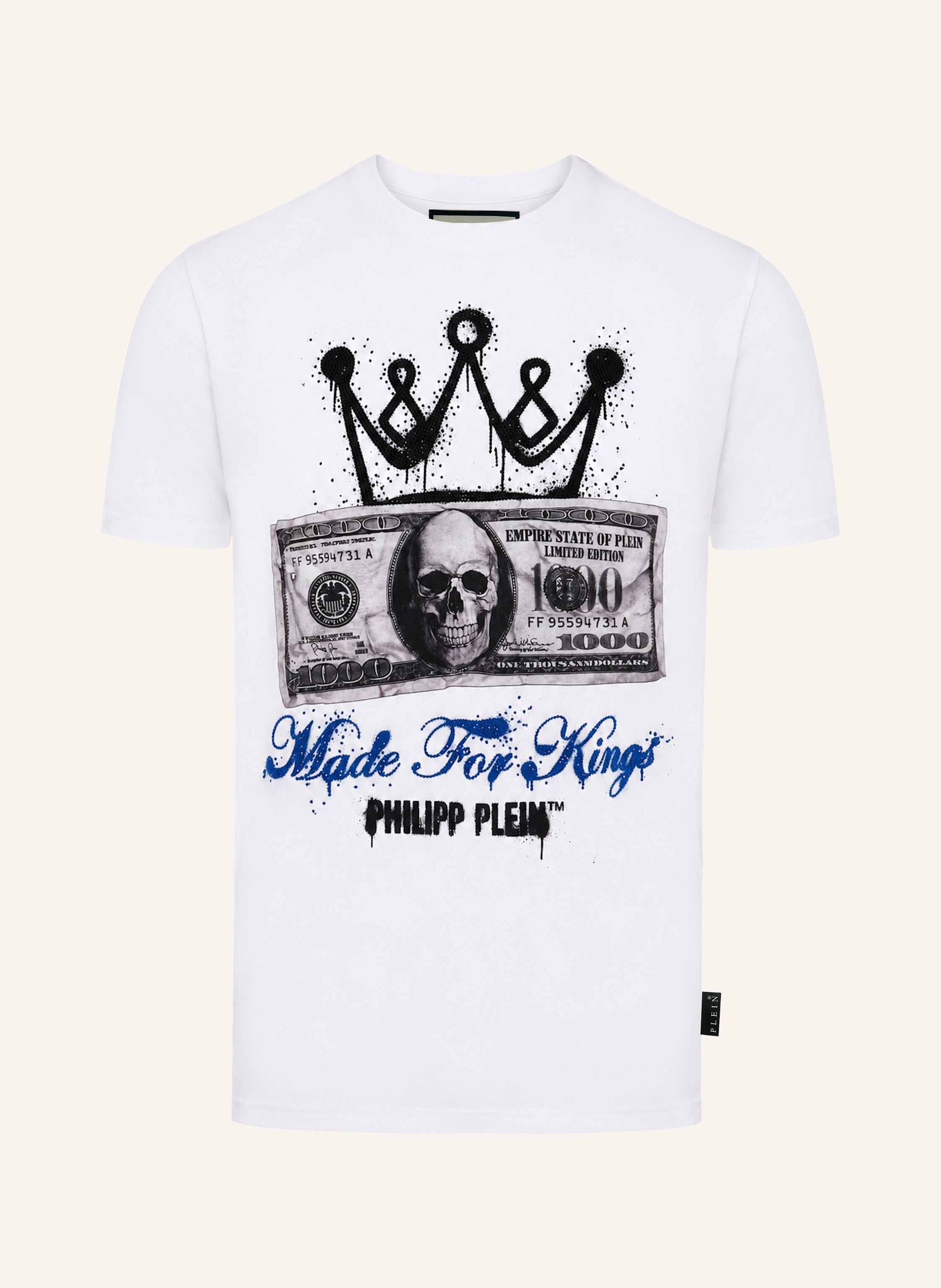 PHILIPP PLEIN Kurzarm-Rundhals-T-Shirt