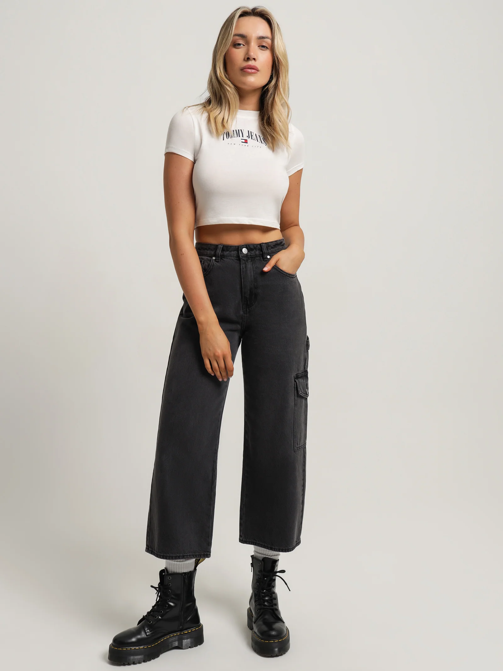 Baby Crop Essential Logo T-Shirt