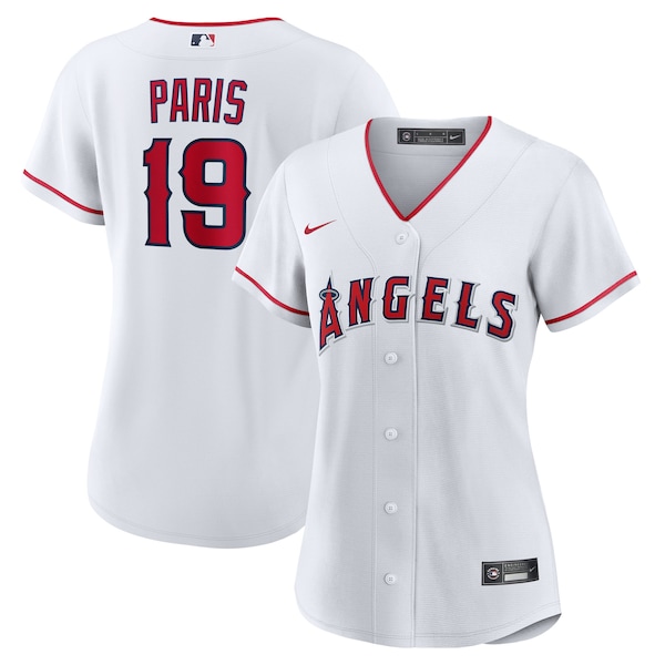 Kyren Paris Los Angeles Angels Nike Women's Home Replica 1.0 Player Jersey - White