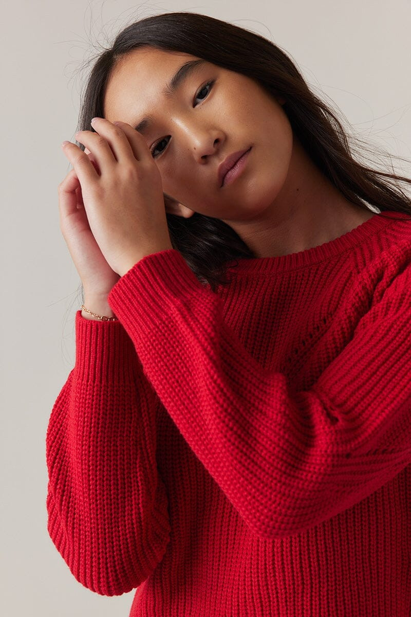 Hello Franki Variegated Stitch Sweater for girls