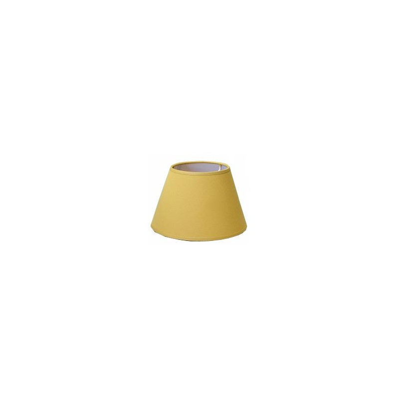 Abat-jour Conica en coton moutarde Ø 20 cm NIEDERAU