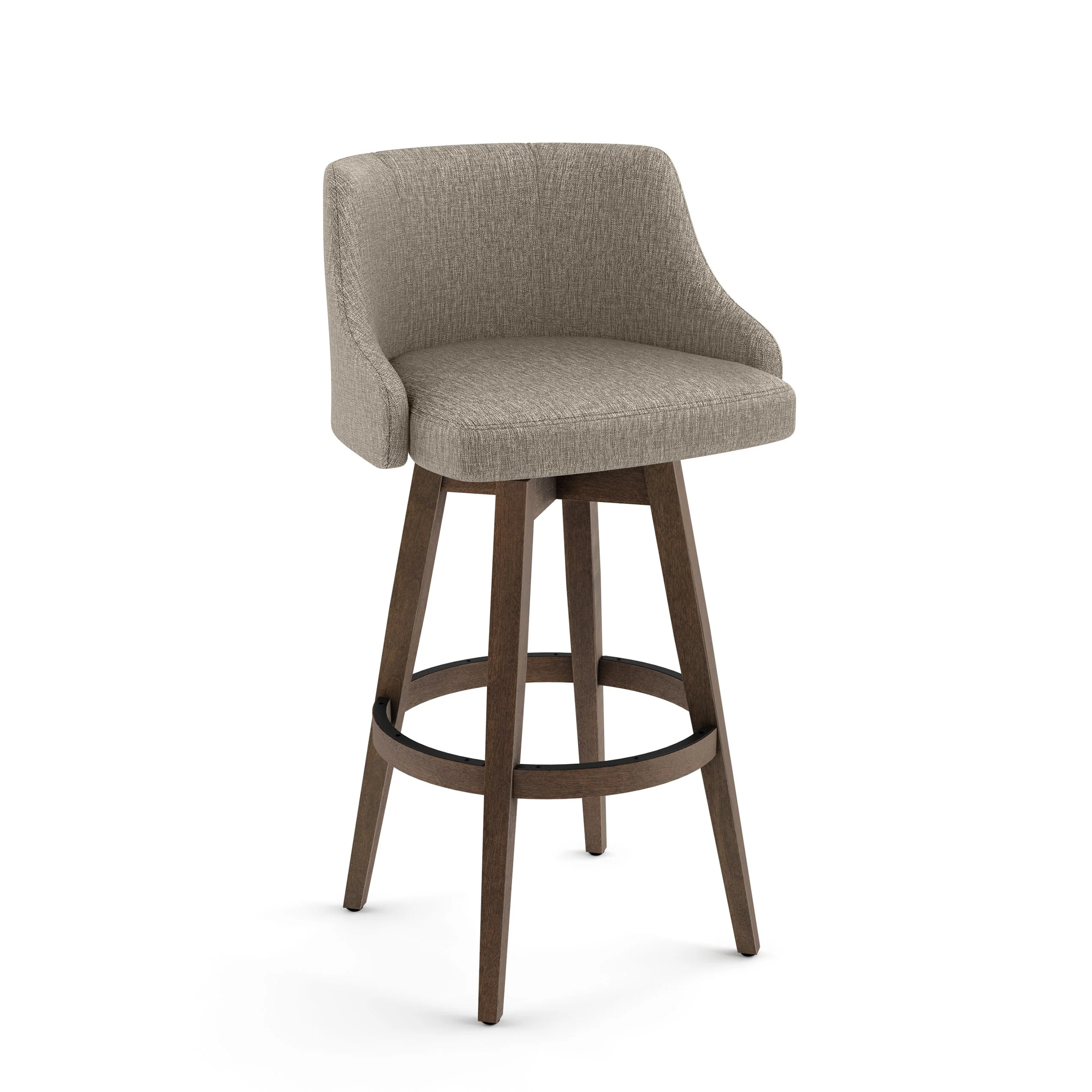Amisco Nolan Swivel Counter and Bar Stool