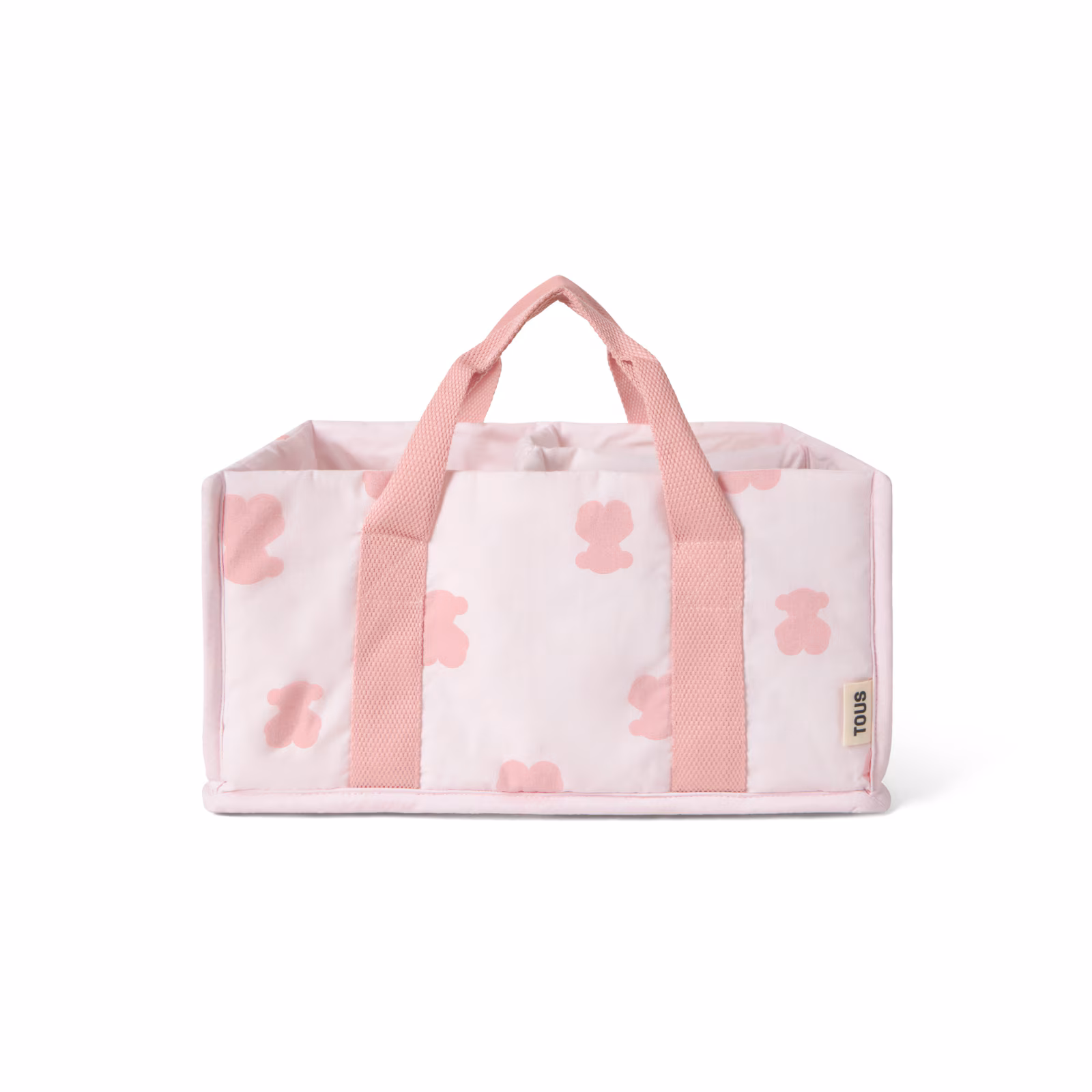 Organizador de mesa con asas HFluffy rosa