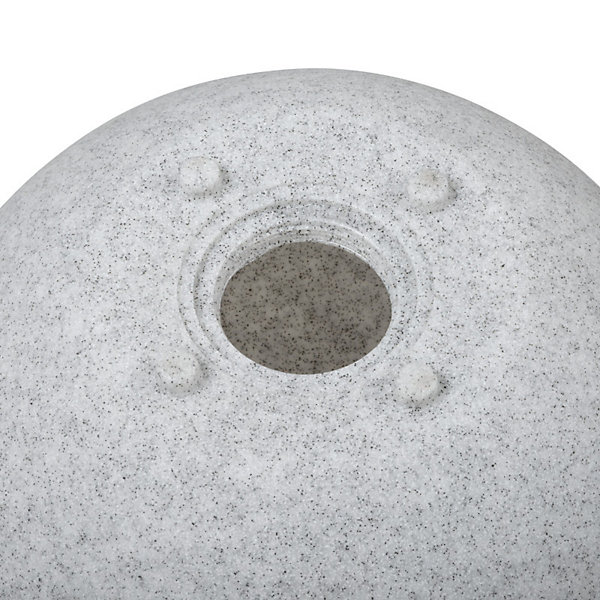 Luminaire extérieur imitation pierre - Sphère 39cm - IP65 - Source remplaçable