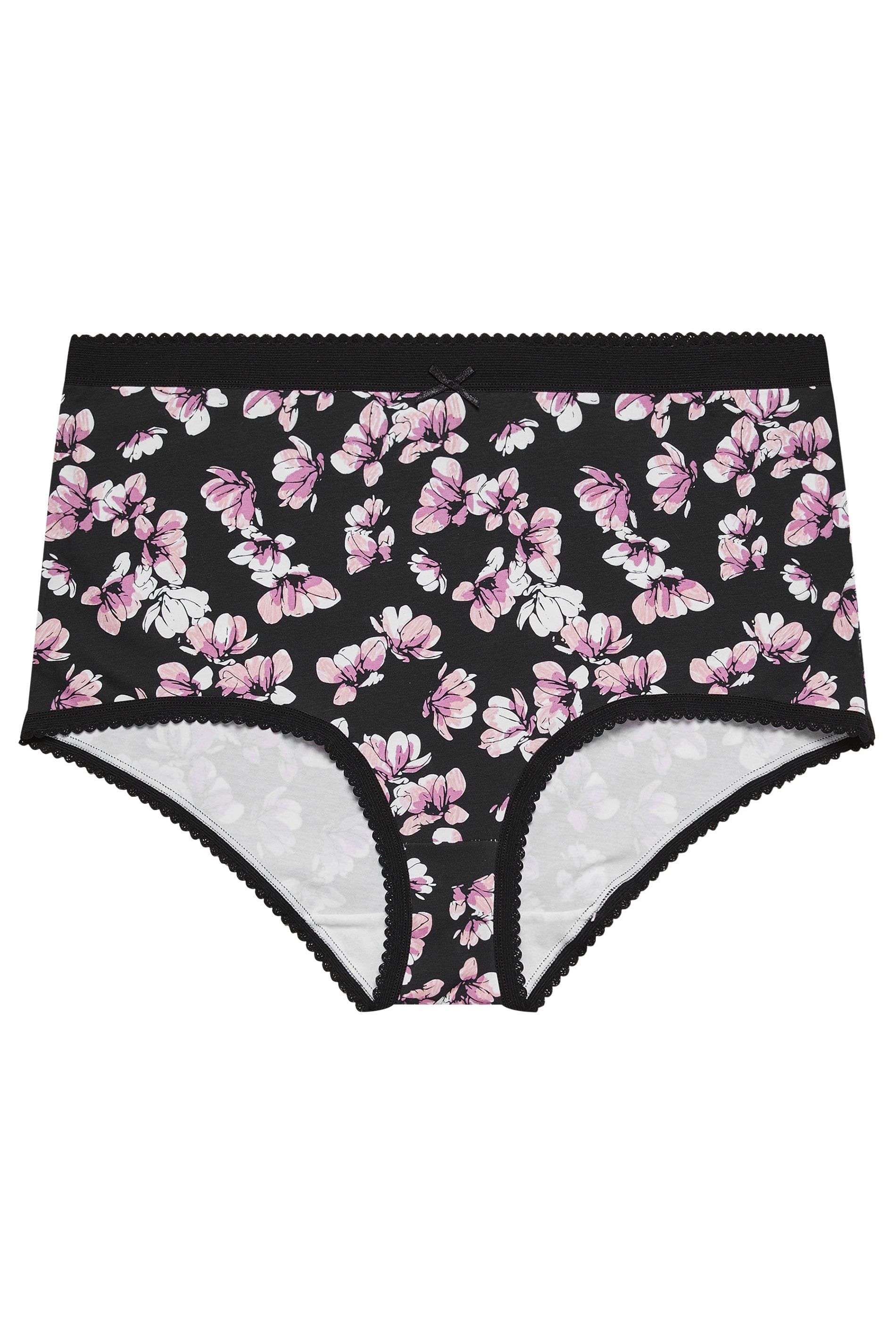 Yours 5 Pack Floral Full Briefs