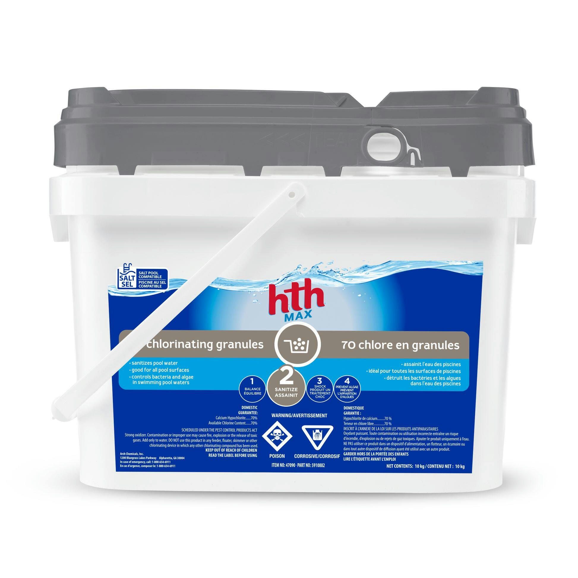 HTH Max 70 Granular Pool Chlorinator, 10-kg