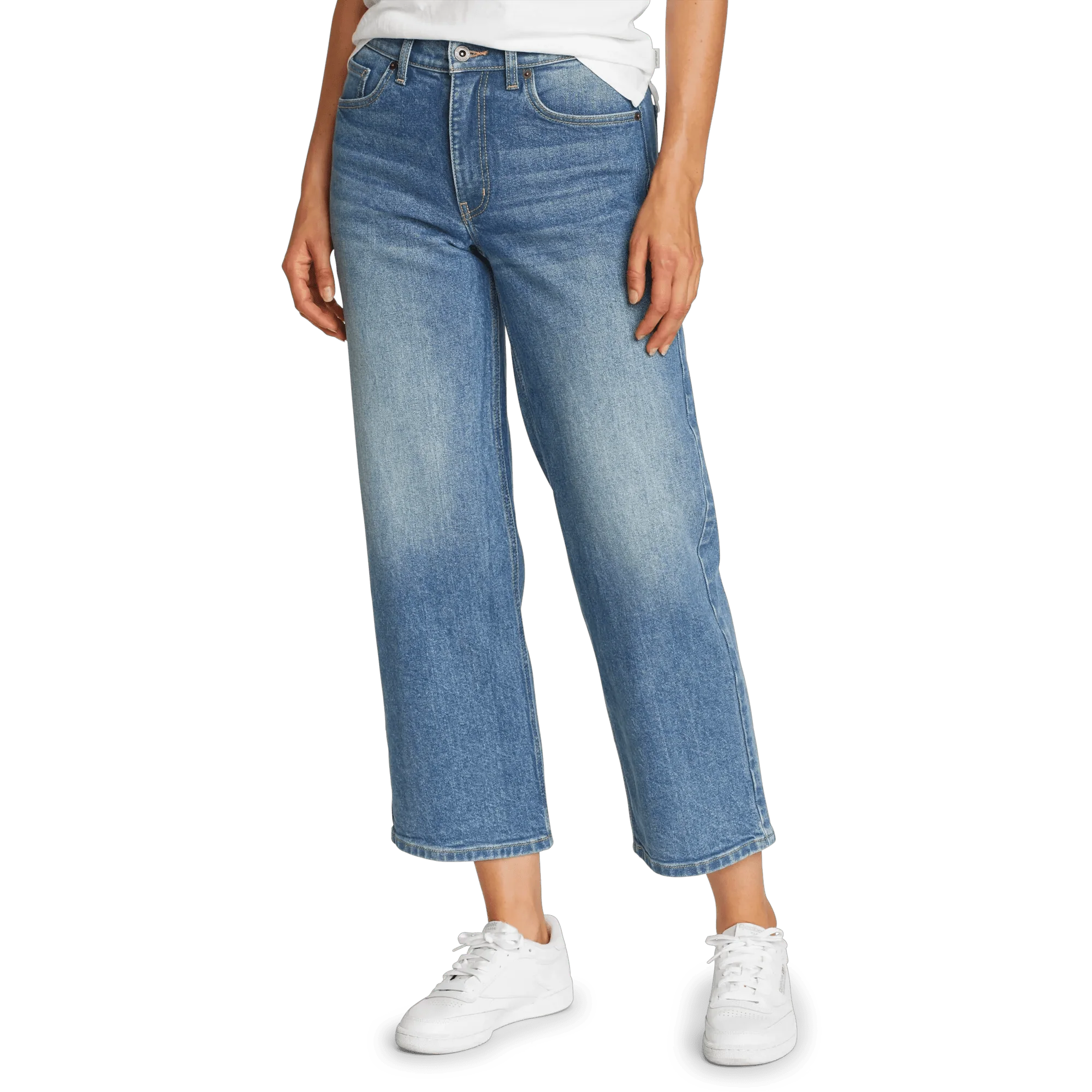 Women's Authentic Everyday High-Rise Cropped Jeans