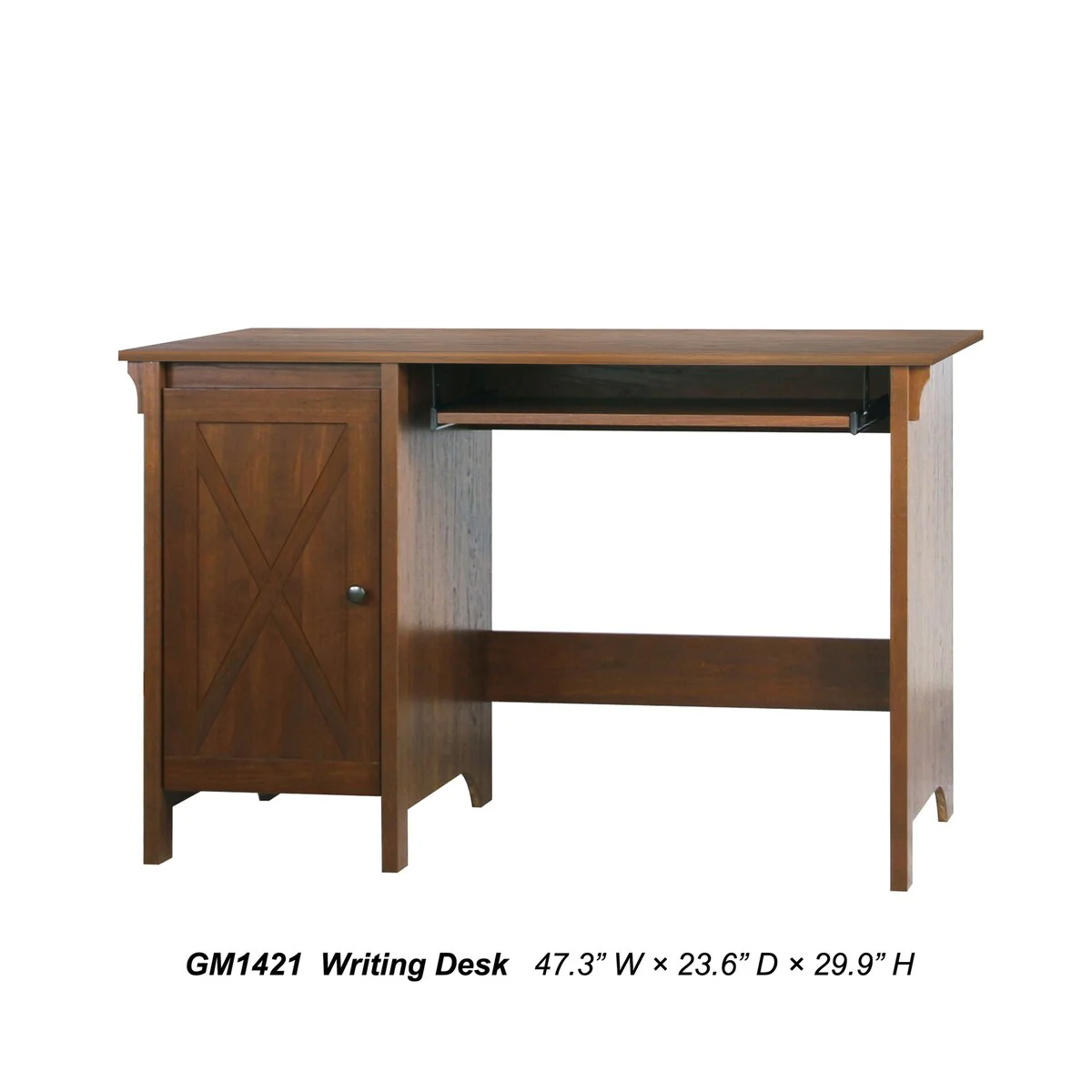 Elegant Cherry Finish Computer Desk