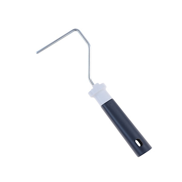 Monture pour rouleau GoodHome acier gris L.100 x Ø6mm
