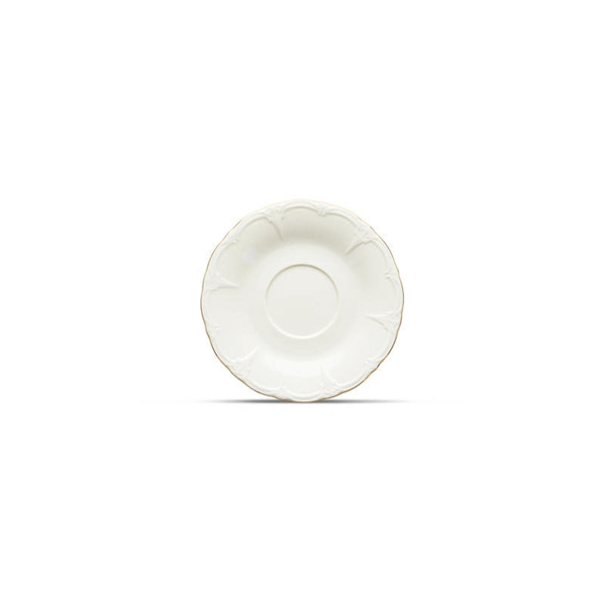 Bonbistro - Schotel 16,5cm met gouden rand Retro - Set van 6