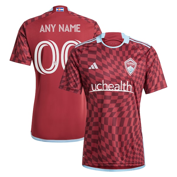 Colorado Rapids adidas 2024 One Flag Kit Replica Custom Jersey - Burgundy