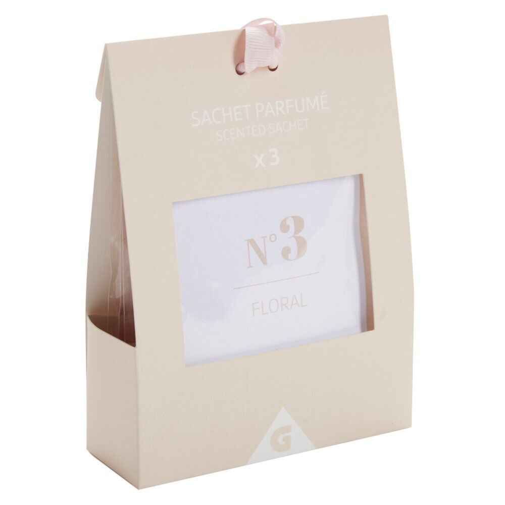 Désodorisant sachet parfumé x3 senteur floral 3x5gr