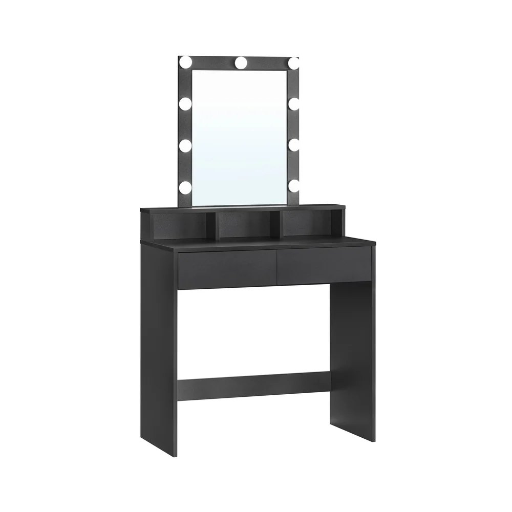 Coiffeuse avec miroir LED