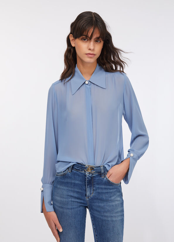 Camicia con perle
