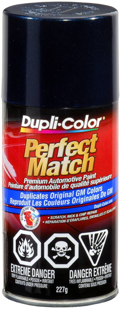 Dupli-Color Perfect Match Premium Acrylic Lacquer Automotive Aerosol Spray Paint, Dark Ming Blue (25, WA 722J), 227-g