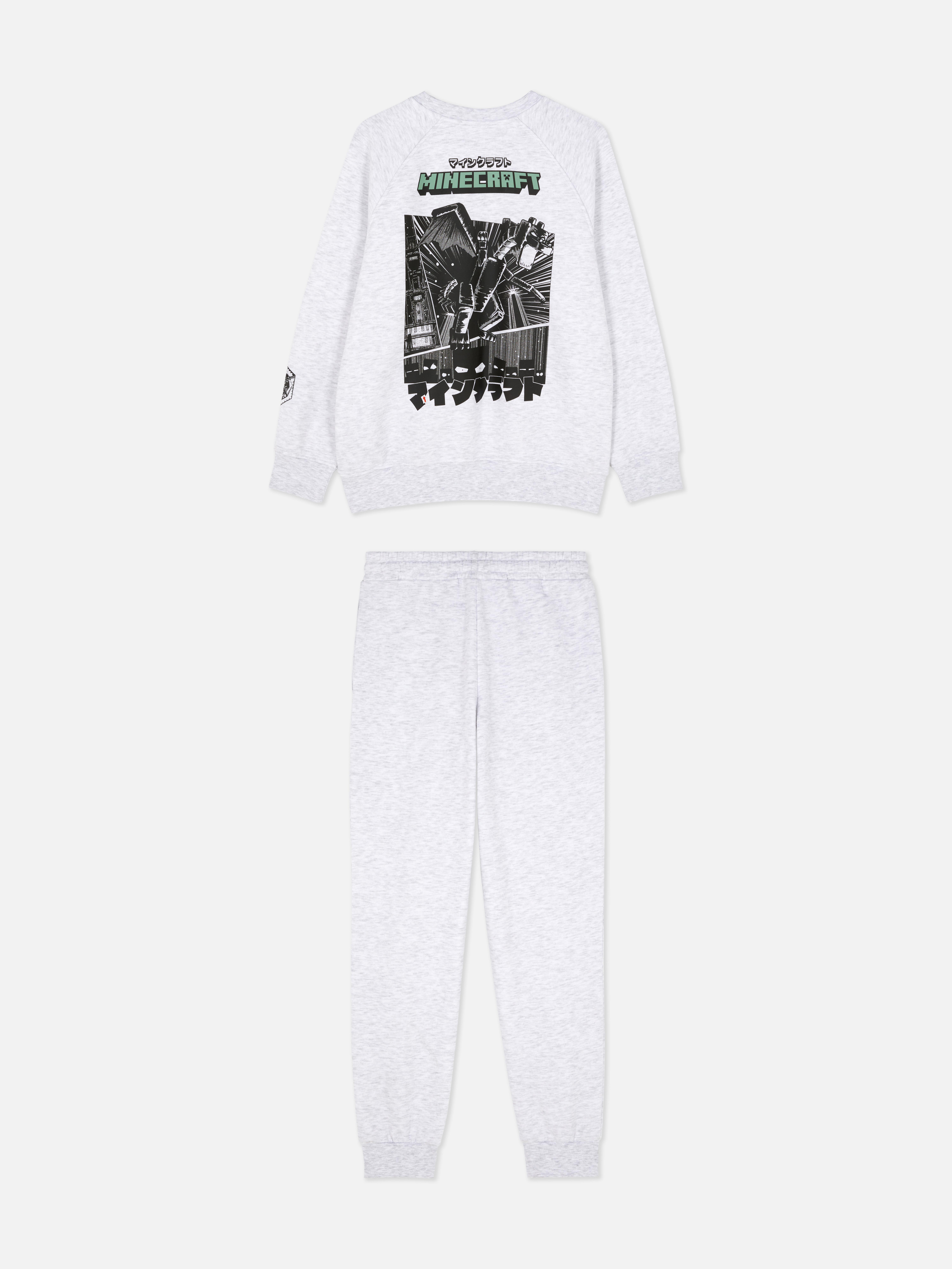 5-15yrs | Minecraft Sweatshirt and Sweatpants Set