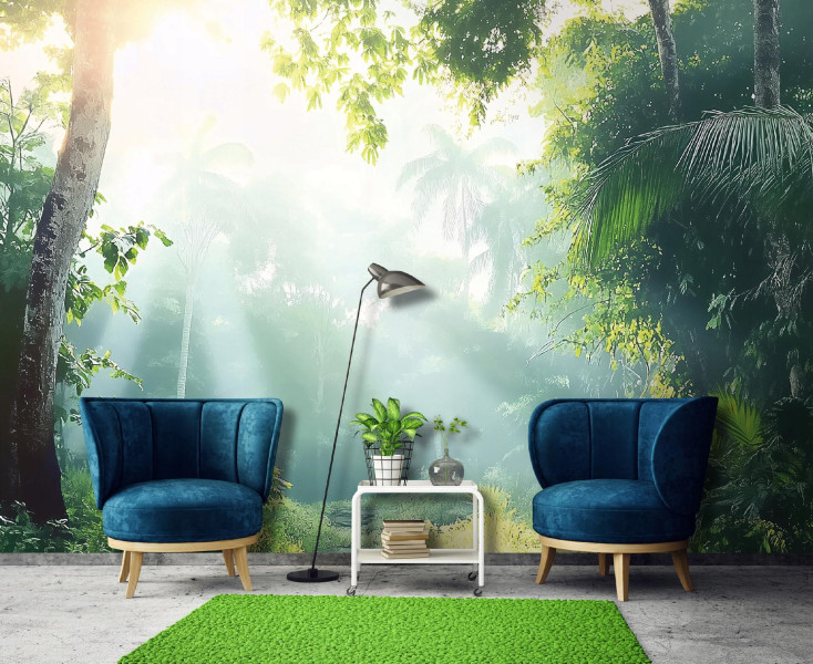 Fototapeta Las Drzewa Natura Sypialnia Salon Tapeta Flizelina 250X175