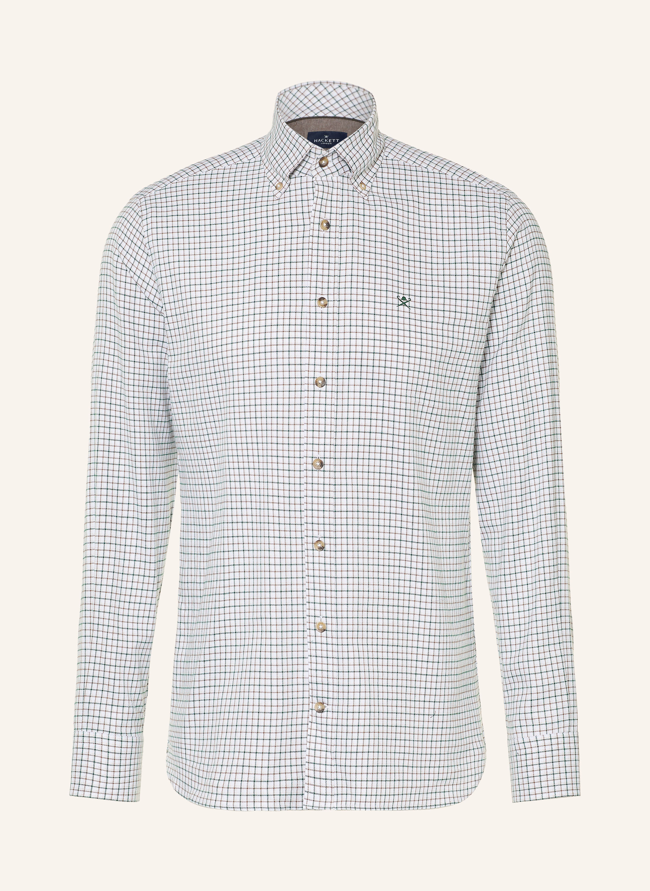 HACKETT LONDON Flanellhemd Tailored Fit