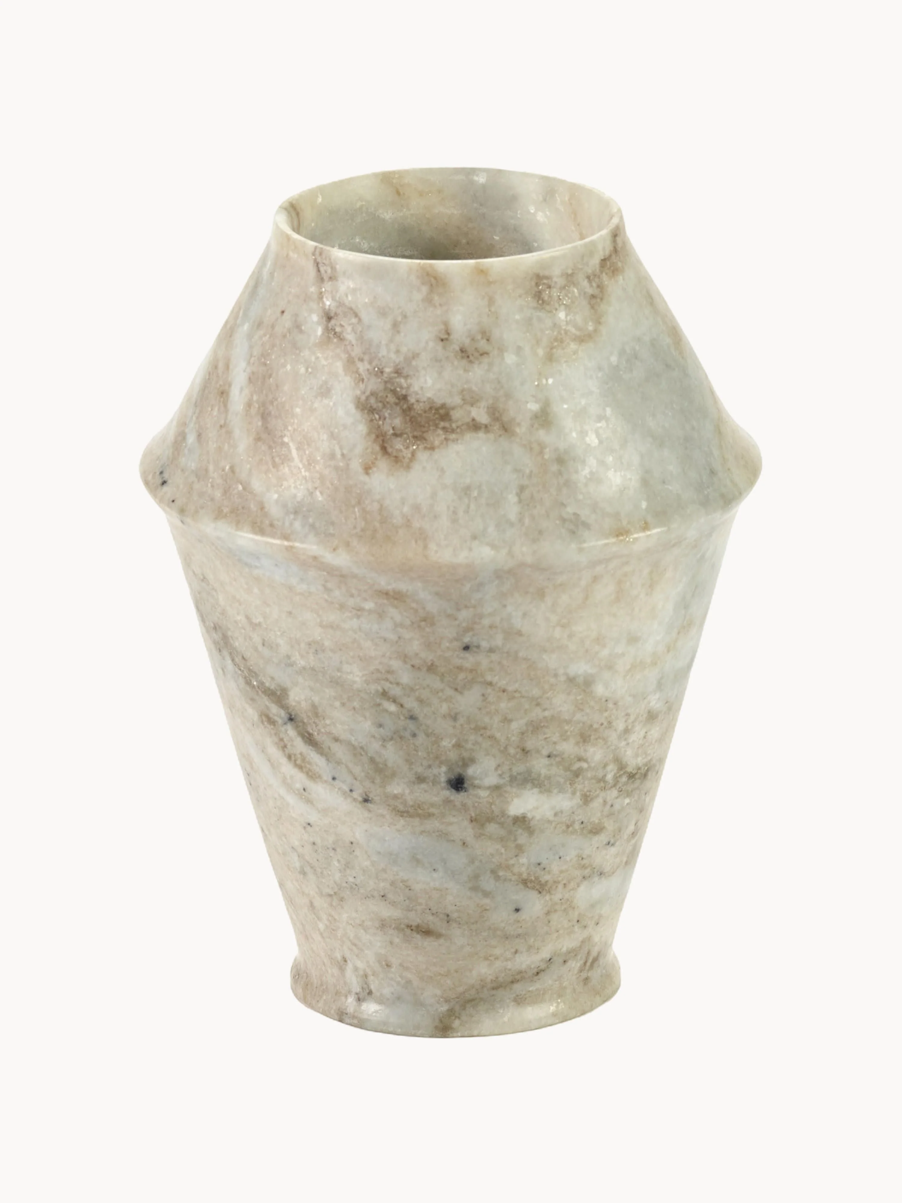 Serax x Kelly Wearstler, Vase Dune aus Marmor, H 18 cm