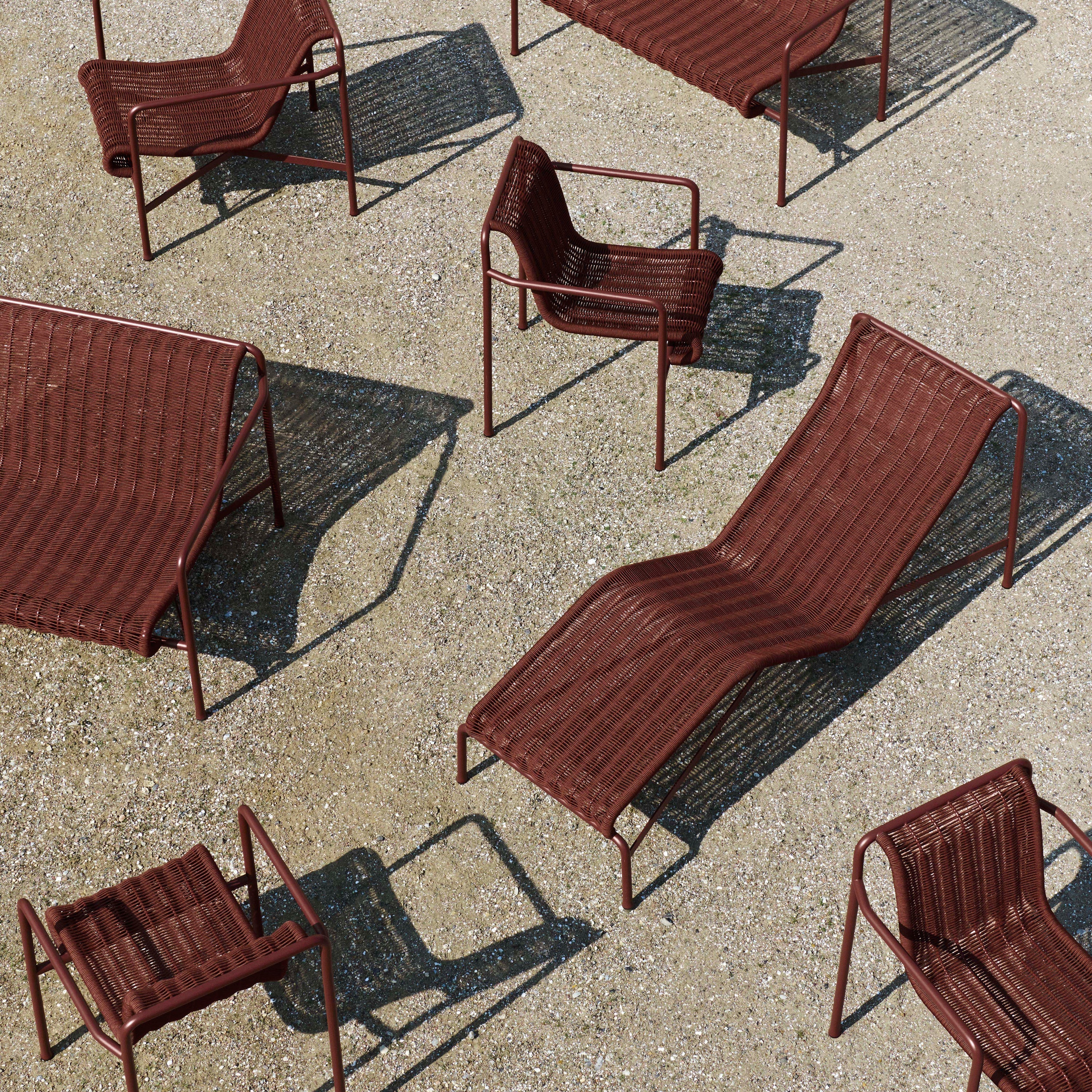 HAY Palissade Cord Lounge 2,5-zitsbank Low - Iron Red