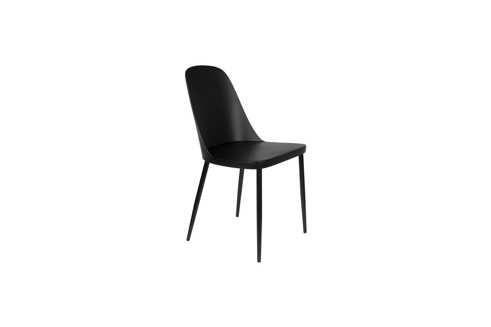 PIP - Chaise en polypropylène noir