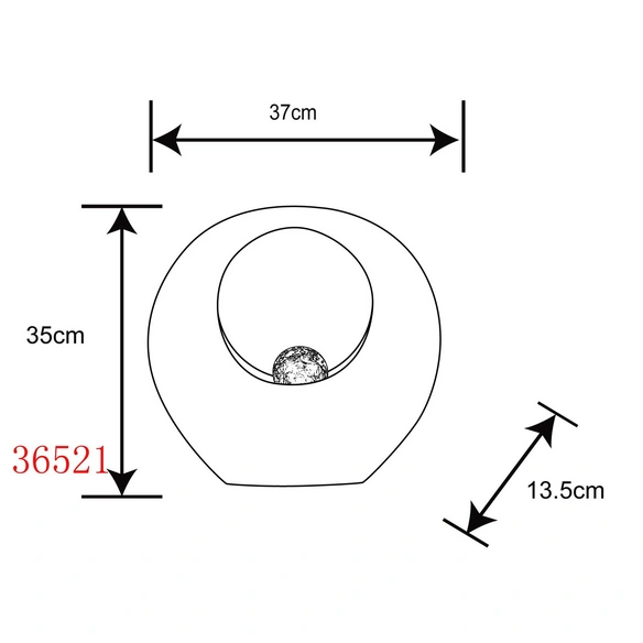 Solarleuchte, LED, Höhe: 35 cm, messingfarben