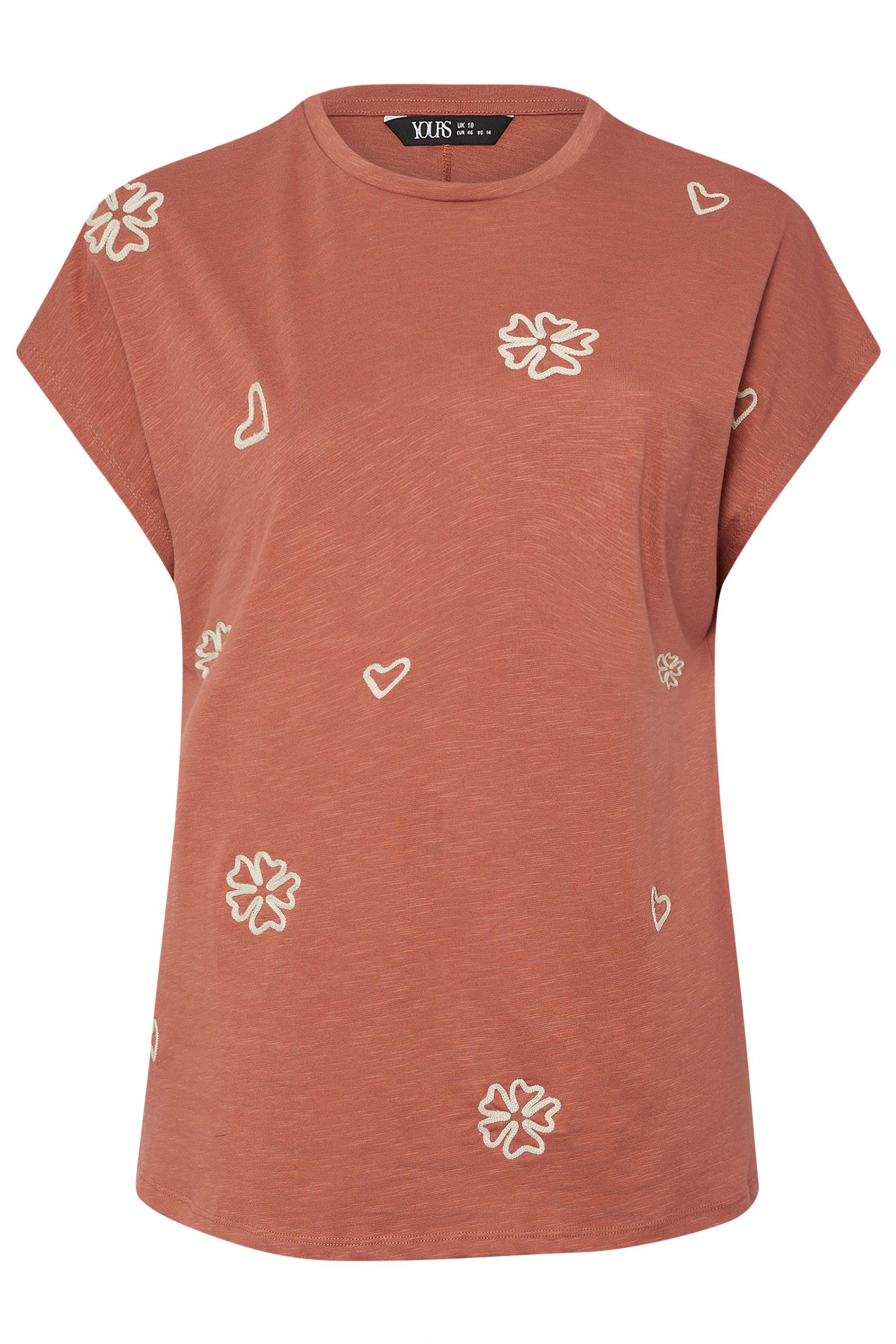 Yours Embroidered Detail Top