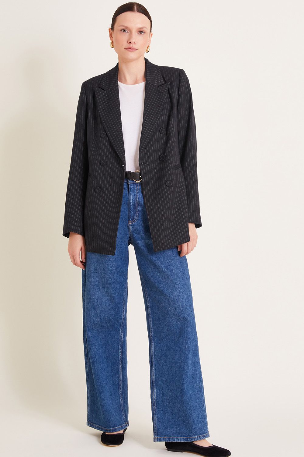 Monsoon Paige Pinstripe Blazer