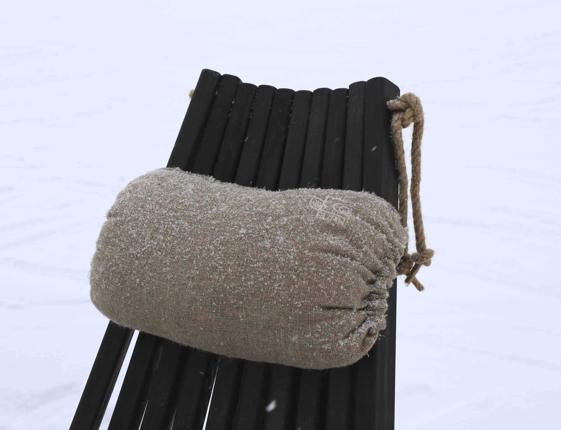 ECOCHAIR - Chilienne eco avec coussin aulne - noir, huilé