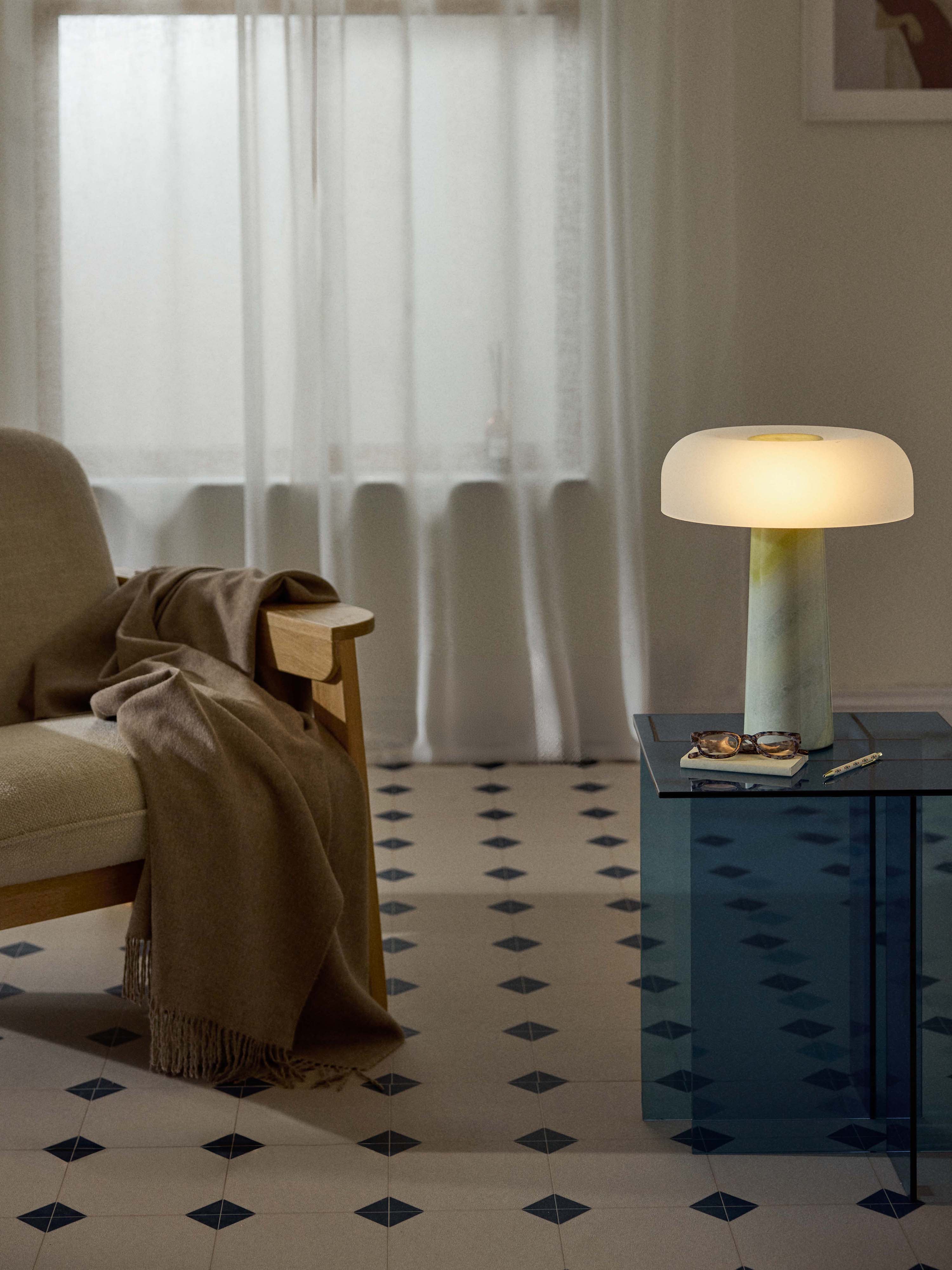 Tischlampe Carla mit Marmorfuß