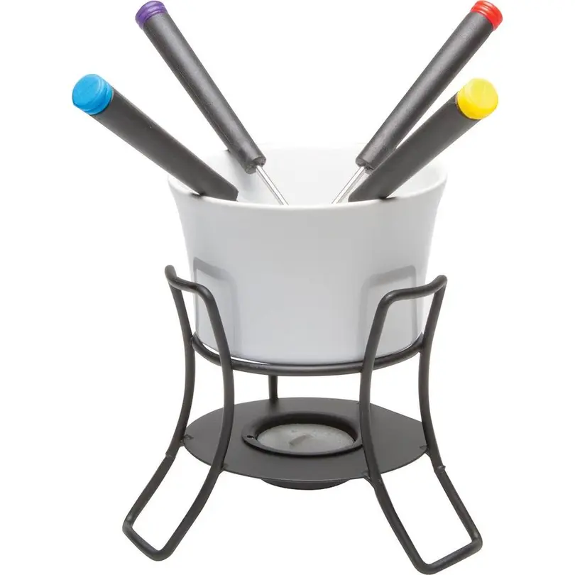 Fondue-Set 7-teilig Bianca
