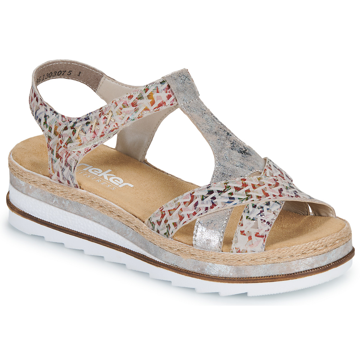 Rieker - V7919-91 - Silver / Multicolour