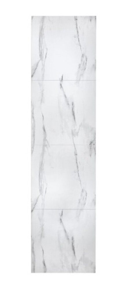 BADEROMSPANEL BERRYALLOC WALL&WATER WHITE MARBLE 60X60