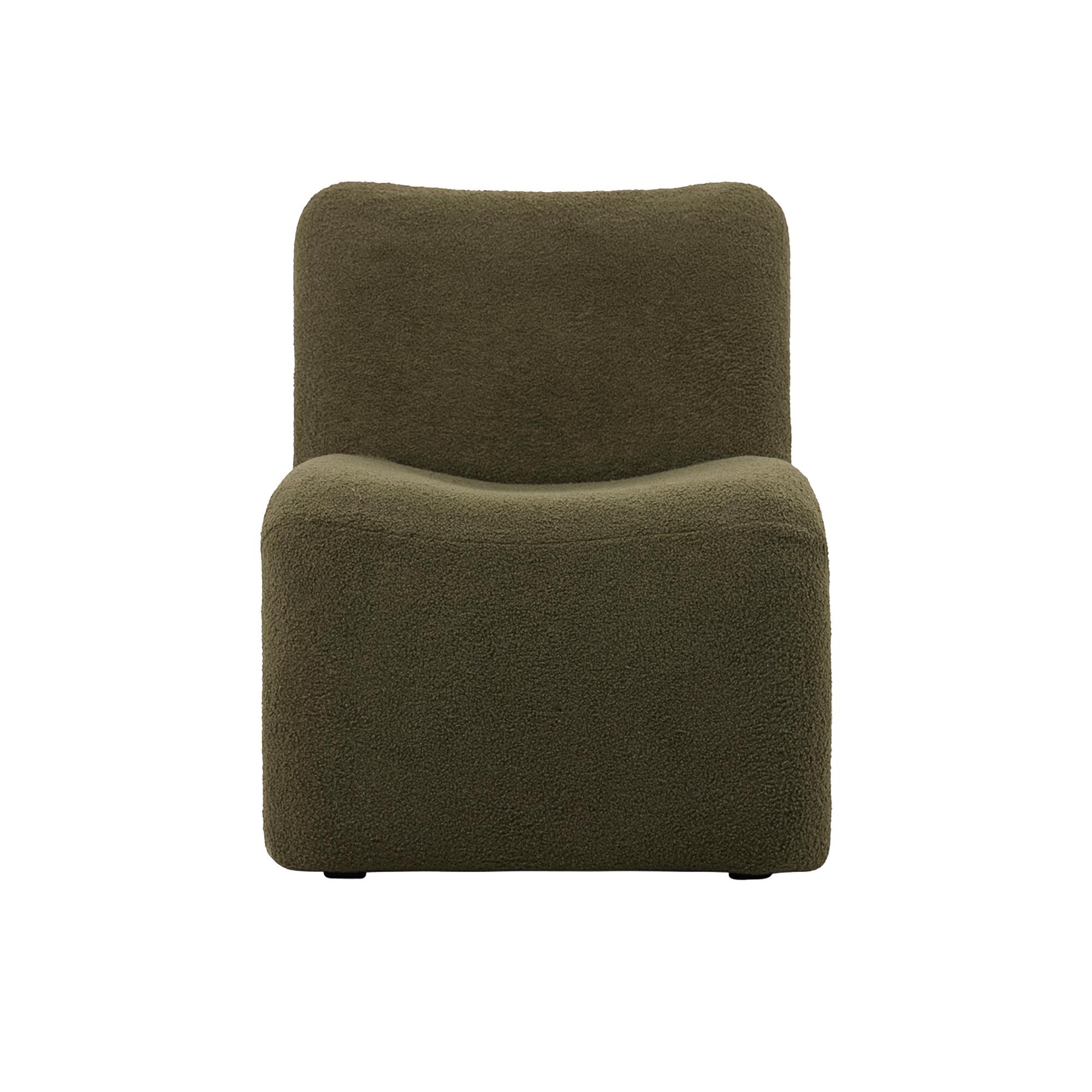 Leitmotiv stoel Fuerza - groen - 87x64x70cm