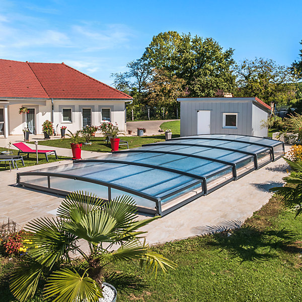 Abri piscine MONTEO 5 voûtes - 10,50 x 4,80 m